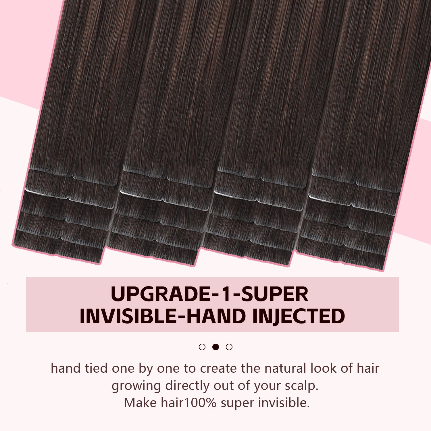 Sweetmet ผมต่อแบบเทปใส 20 ชิ้น - Invisible Tape In Extensions Real Hair บทวิจารณ์และราคา