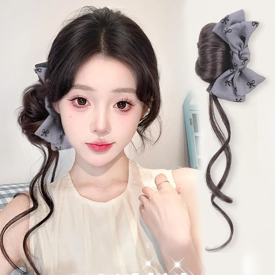 สังเคราะห์ผม Bun Hair Extensio - Claw Clip Messy Bun Hair Piece บทวิจารณ์และราคา