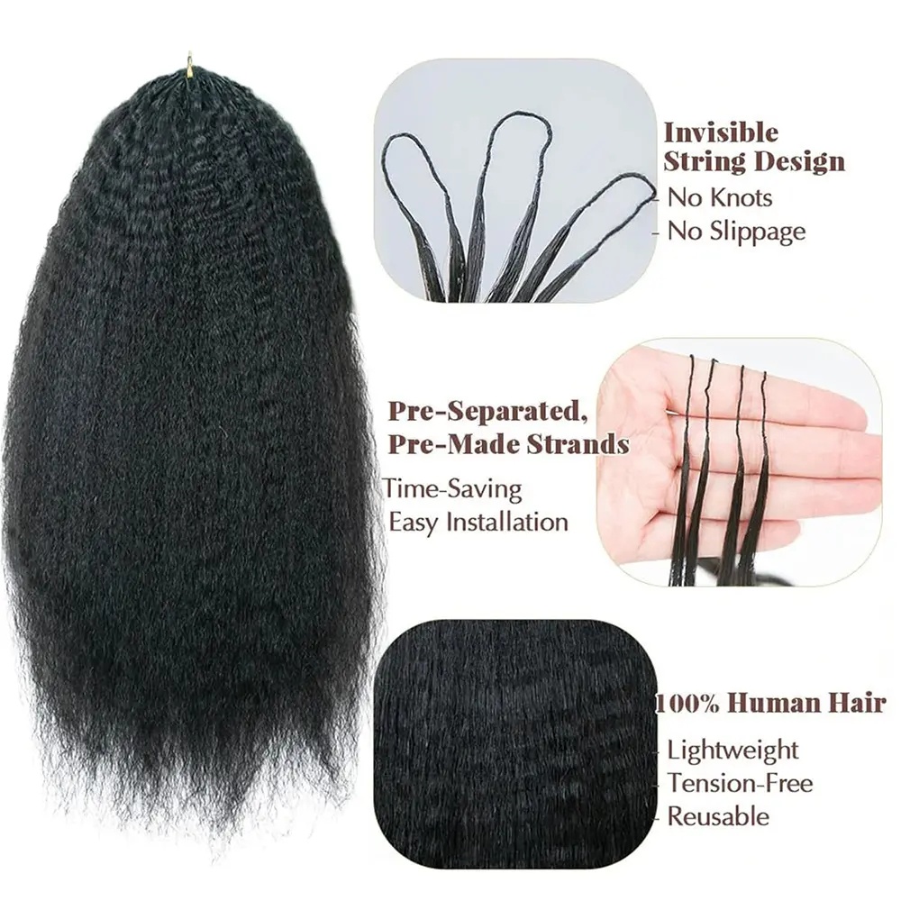 ผมแท้ถักโครเชต์แบบไม่มีปม ลอนห - Human Hair Wigs บทวิจารณ์และราคา