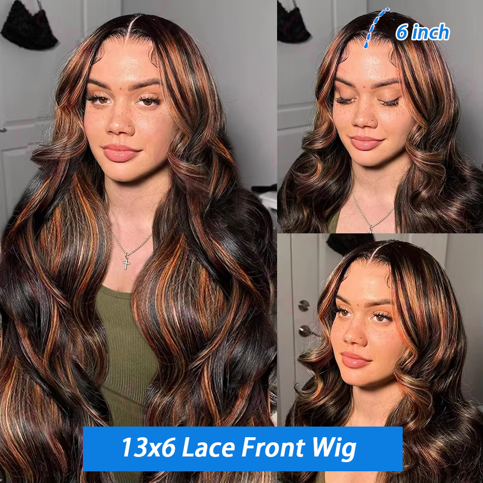 วิกผมหน้าผากลูกไม้แบบไฮไลท์ออม - Lace Front Wigs บทวิจารณ์และราคา