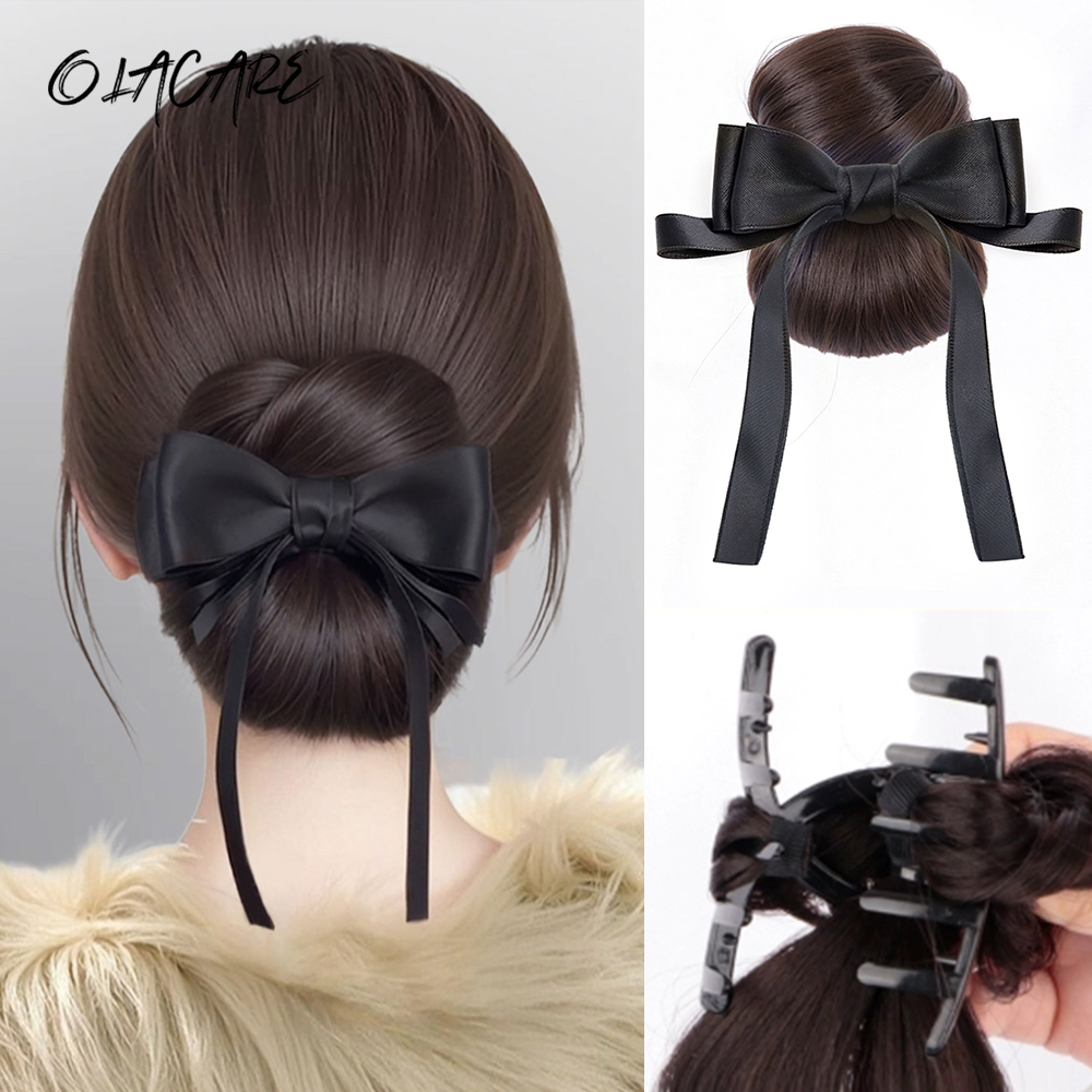 กิ๊บติดผมทรงบันแบบสังเคราะห์ ค - Claw Clip Messy Bun Hair Piece บทวิจารณ์และราคา