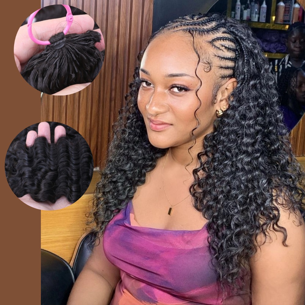 ผมแท้ถักโครเชต์สำหรับผู้หญิงผิ - Hair Bundles บทวิจารณ์และราคา