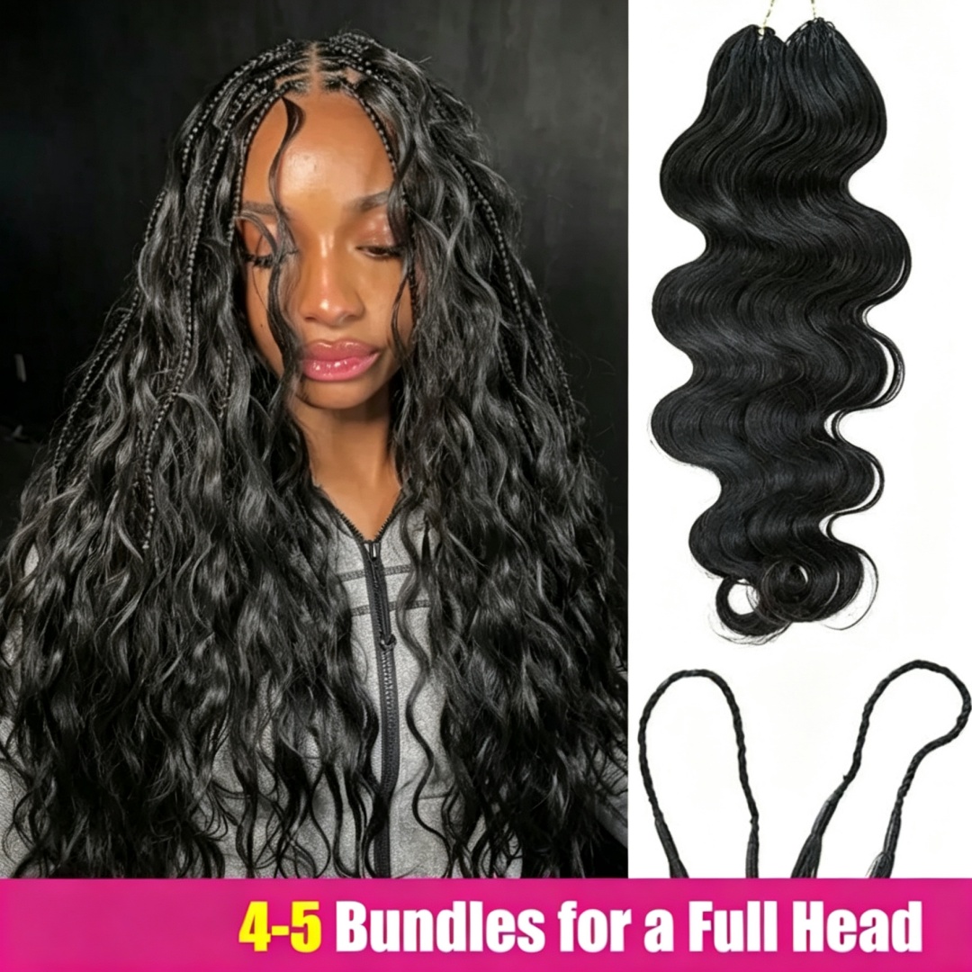 สไมล์เกิร์ล ผมต่อผมแท้แบบถักโค - Hair Bundles บทวิจารณ์และราคา