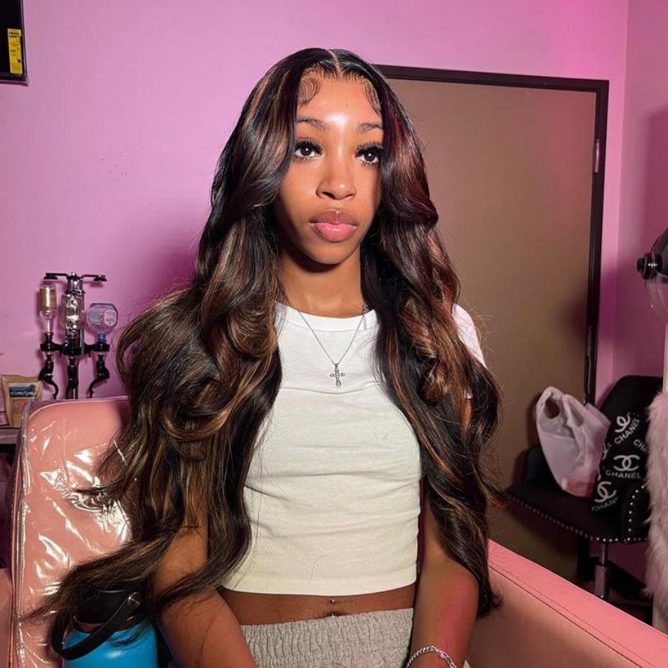 วิกผมแท้แบบลอนธรรมชาติ P1B30   - Hd Lace Frontal Wig Human Hair Pre Plucked บทวิจารณ์และราคา