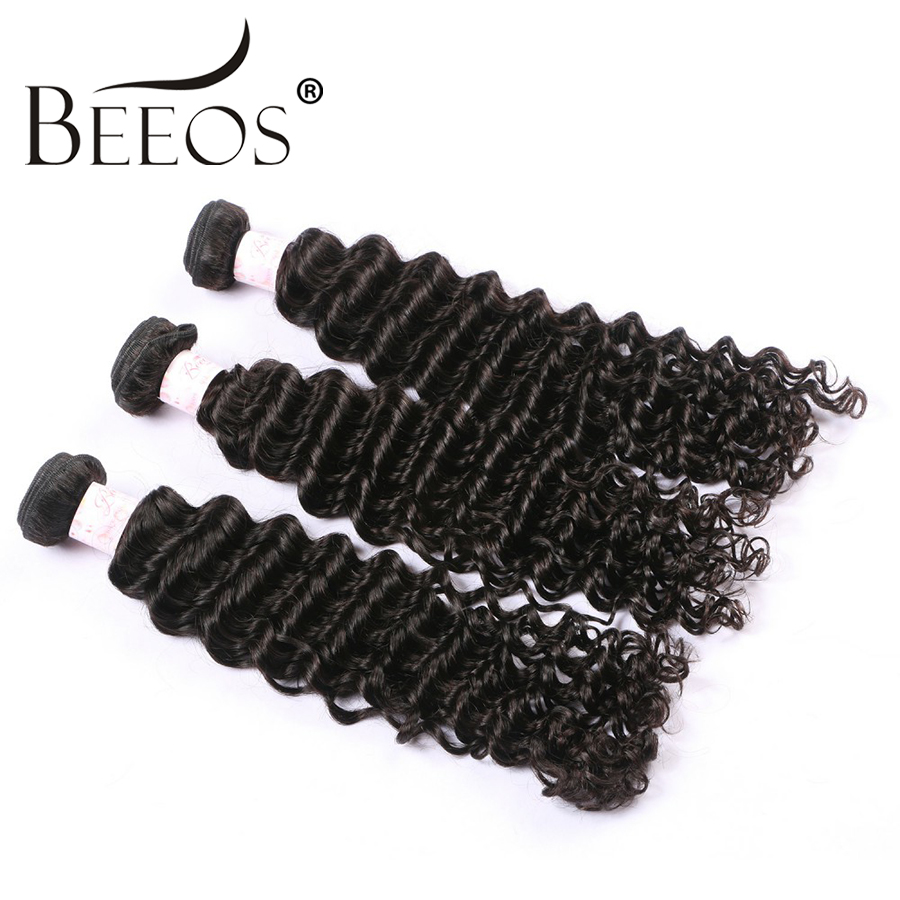 BEEOS Natural Deep Wave รวมกลุ - Deep Wave 3 Bundles With Closure บทวิจารณ์และราคา