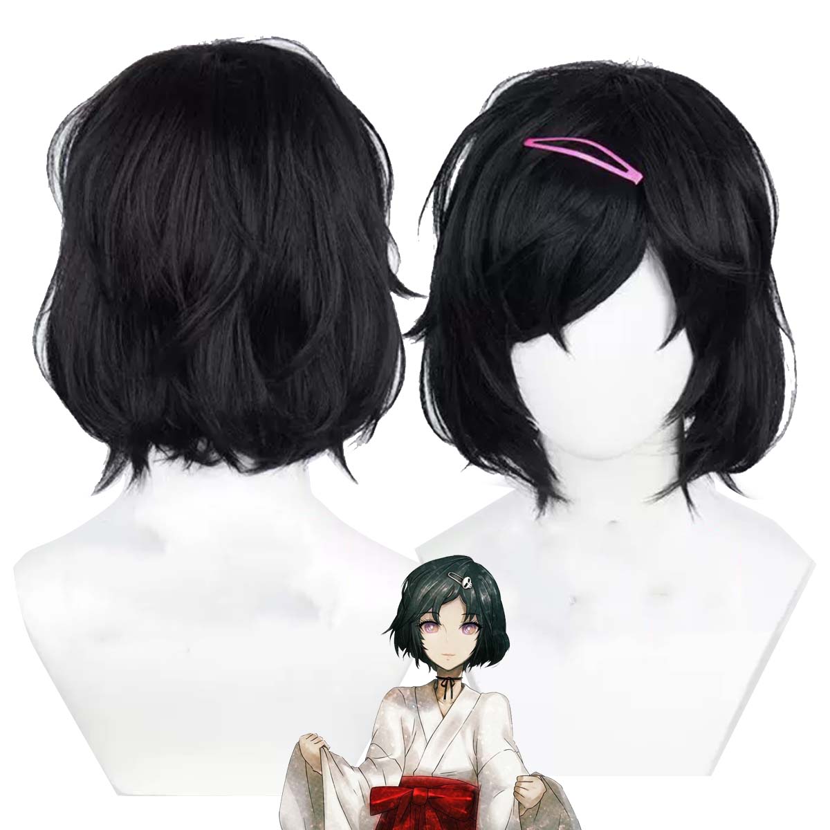 ผู้หญิงอะนิเมะสไตน์เกตคอสเพลย์ - Synthetic Braided Wigs For Black Women บทวิจารณ์และราคา
