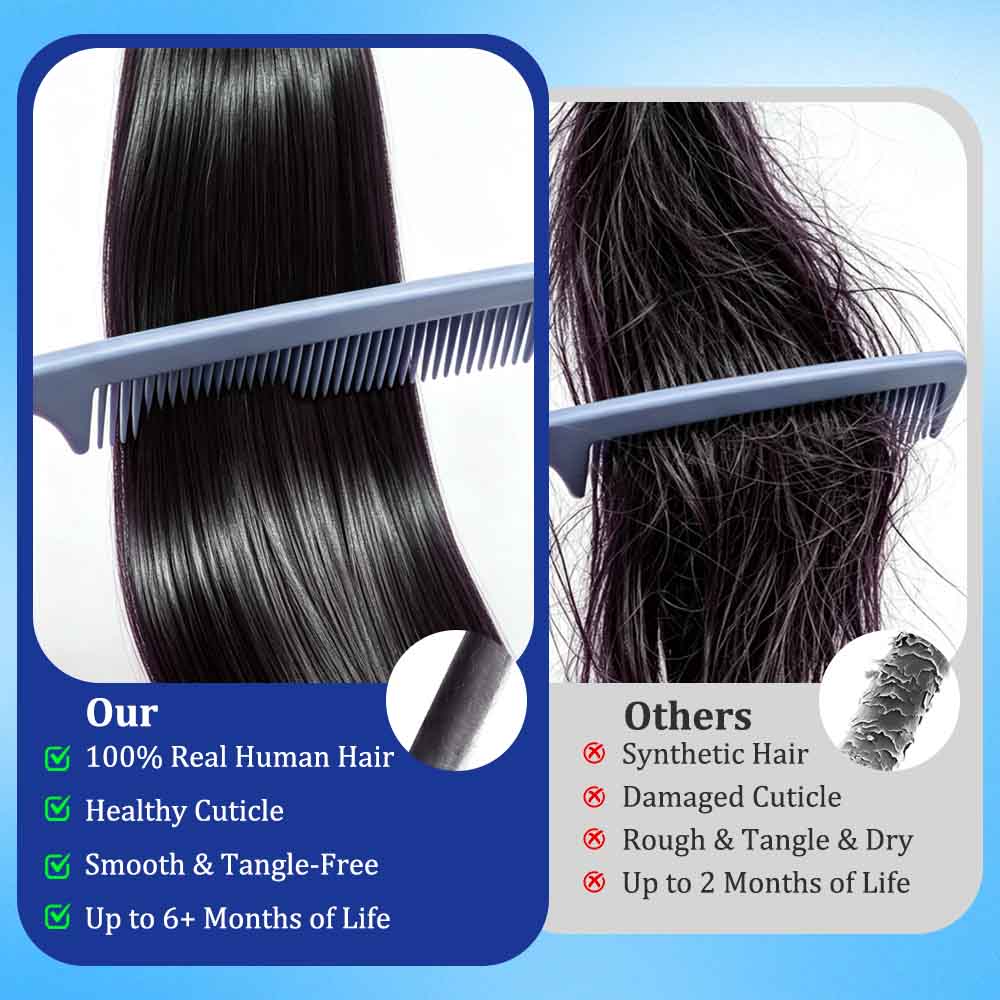 63 ชิ้น/3 แพ็ค ผมต่อแบบเทป 100 - Invisible Tape In Extensions Real Hair บทวิจารณ์และราคา