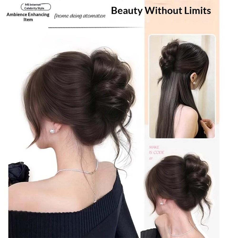 กิ๊บติดผมทรงชิญองแบบหรูหรา 1 ช - Claw Clip Messy Bun Hair Piece บทวิจารณ์และราคา